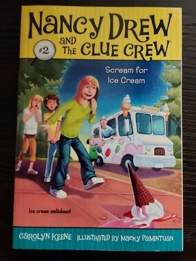 Nancy Drew and the Clue Crew: Scream for Ice Cream - Green Cover